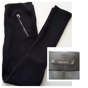 Zara basic black leggings